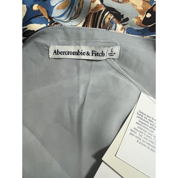 NWT  Abercrombie & Fitch V Neck Midi Dress Size Large - Picture 10 of 11